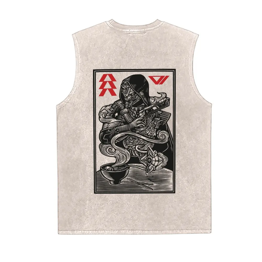 Vintage Washed Tank 90s Graphic Sleeveless Tank Tops Men Vest Streetwear Outfits Men Vacation Outfits Sleeveless Shirt