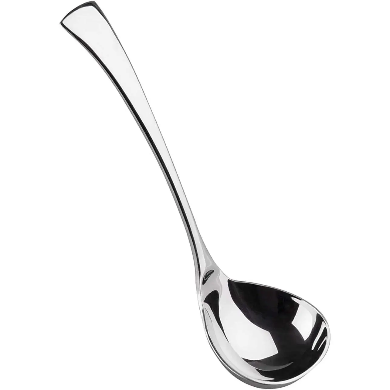 7.6-Inch Small Serving Ladle, 18/10 Stainless Steel Gravy Spoon for Sauce & Dressing