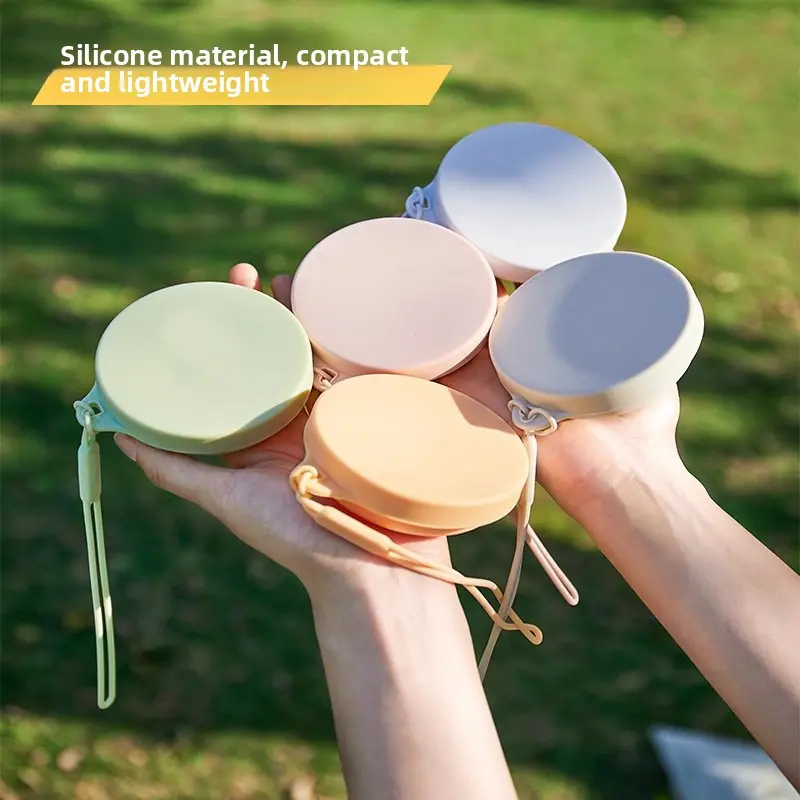 Heat Resistant Silicone Collapsible Cup Portable Travel Outdoor Mug