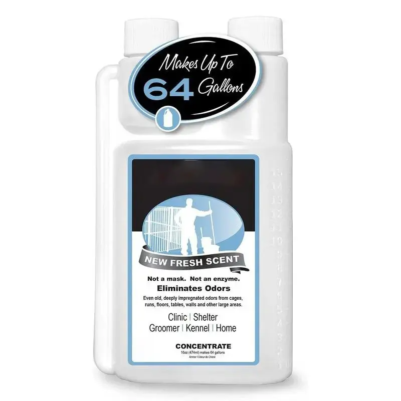 16oz Concentrate - Kennel Odor Eliminator - For Pet Urine Odorcide - odor eliminator on carpet - Non-Enzymatic Formula Safe for Small Pets & Children- Kennel Odor Eliminator - cat stuff for indoor - dog products - pet deodorizer - Hamster