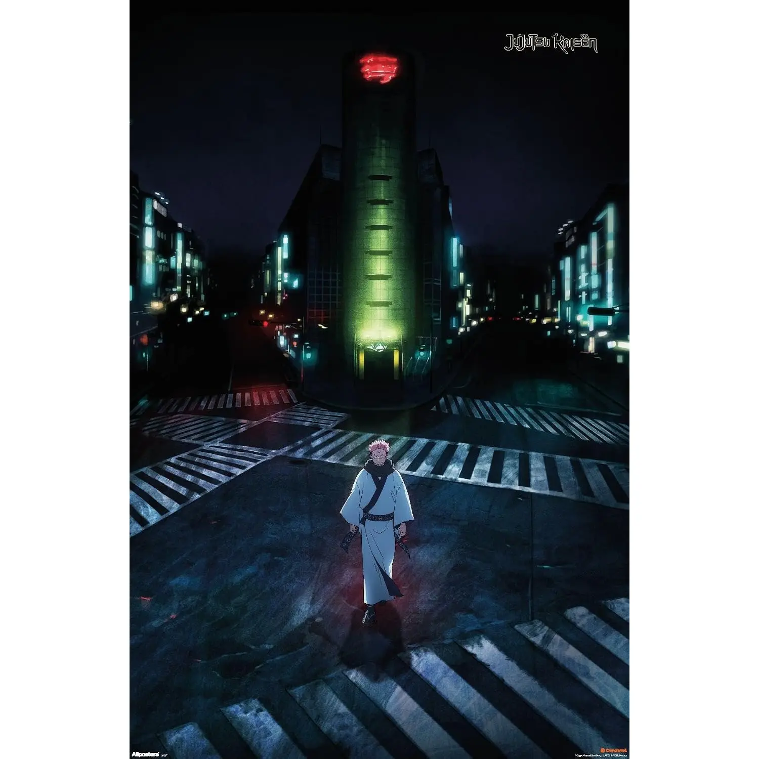 Jujutsu Kaisen: Season 2 - Sukuna Key Art Wall Poster, Anime Dorm Room Poster, Wall Decor, Bedroom Dorm Gaming Room