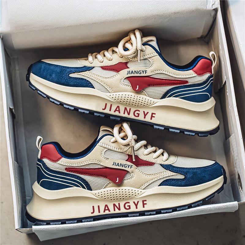 2026 men's shoes spring/summer new model mesh sports casual shoes thick-soled Forrest Gump shoes trendy dad shoes unisex