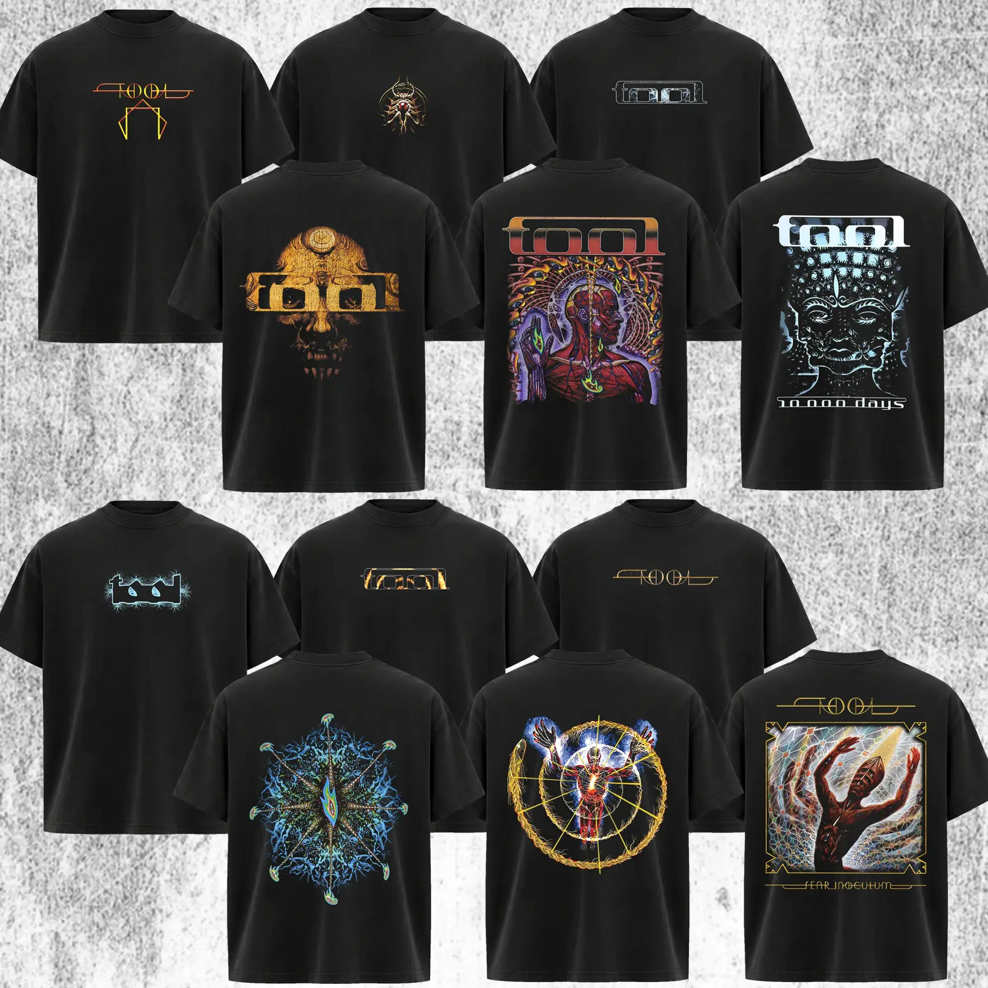 [Collection] Retro Tool Band T-shirt ,Classic Tool T-shirt , Rock Band Shirt, Retro Music Tee, Rock Music Lover Shirt, Vintage Band Shirts Casual Fabric Fit Top , Top Men's and Women's Clothing