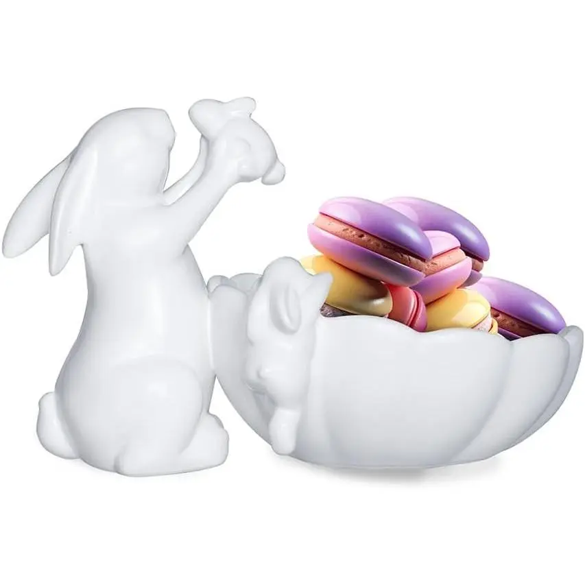 Bunny Platter, Easter Dishes, Ceramic Plate, Jar, Egg, Decorations, Decor, Tableware