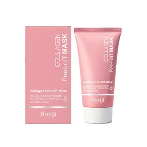 HOYGI Collagen Peel-Off Mask | Collagen Niacinamide Peptide Firming Mask, Gentle for Sensitive Skin, Deep Hydrating & Brightening, Rejuvenating Face Mask