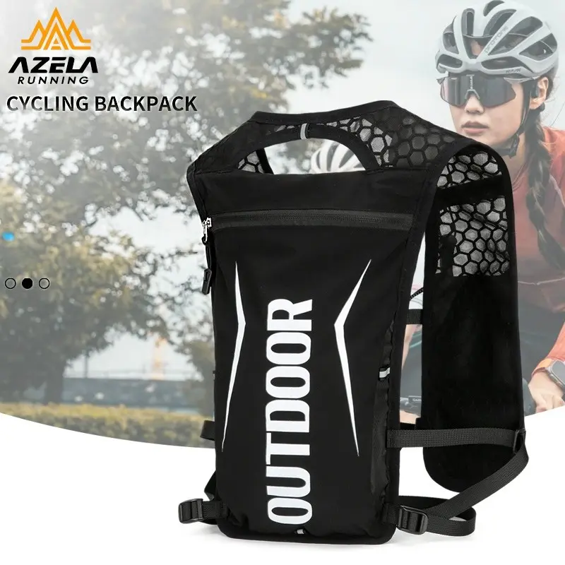 Ultra-Light Running Sports Cycling Backpack, Bicycle Riding Bike Bag, Lightweight Multi-Functional Outdoor Camping Zipper Backpack, No Water Bottle Included