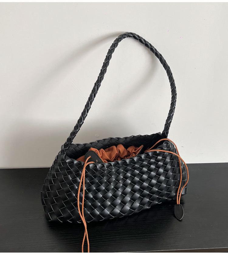 MLS6253 Hand-woven Underarm Bags for Women 2025 New Retro Portable Shoulder Bags Big and Small Bags