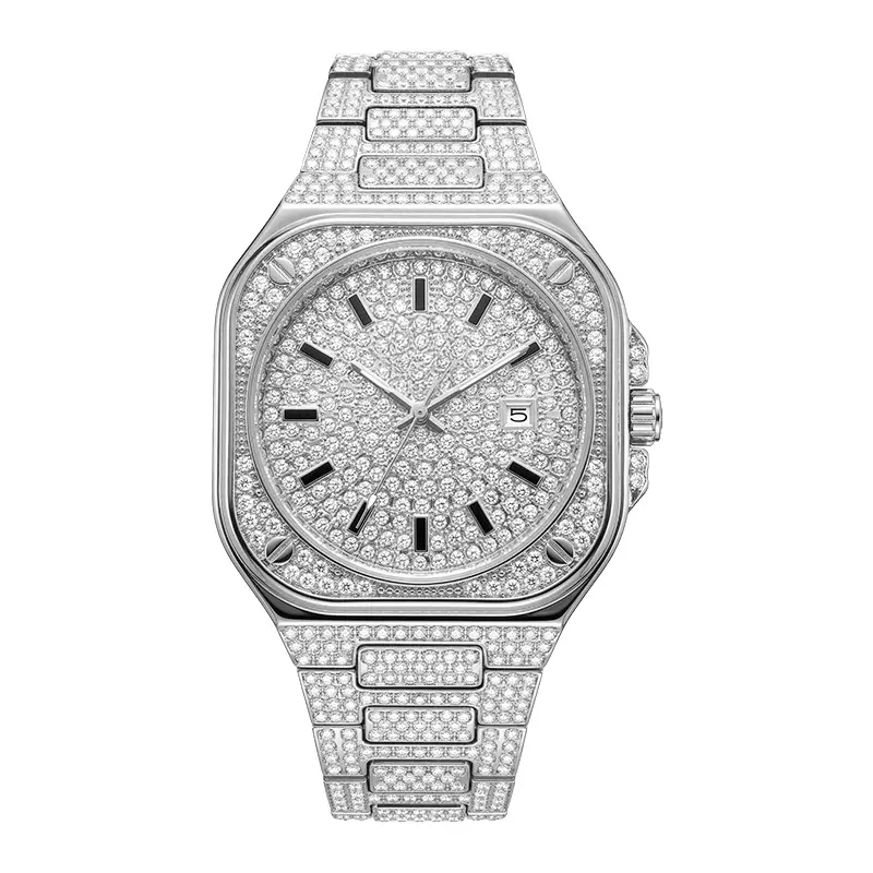 Silver watch  full of Diamond  FX246