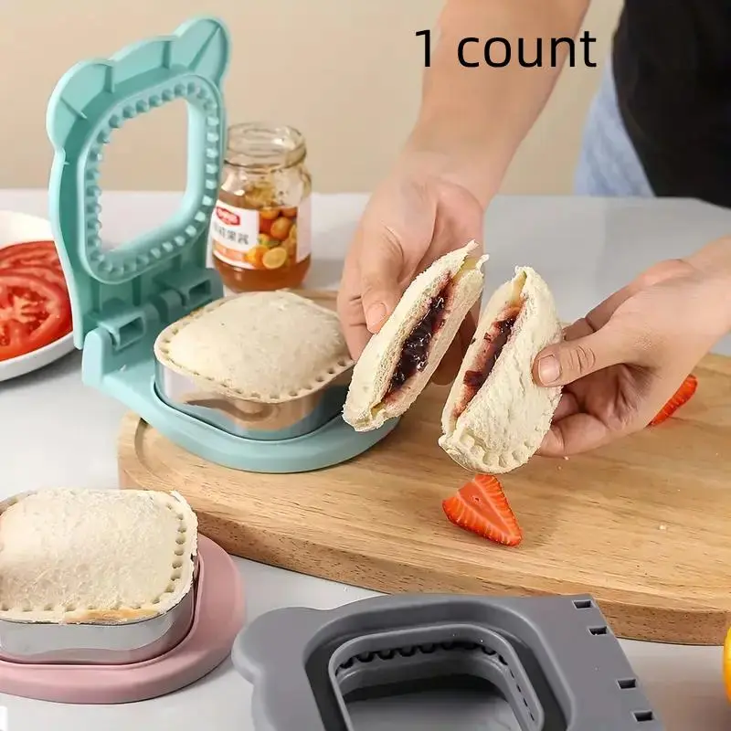 Sandwich Cutter & Sealer, Square Sandwich Cutter, Safe, Mess-Free Meal Prep & Baking Tool, Kitchen Accessories, Durable Kitchen Tool