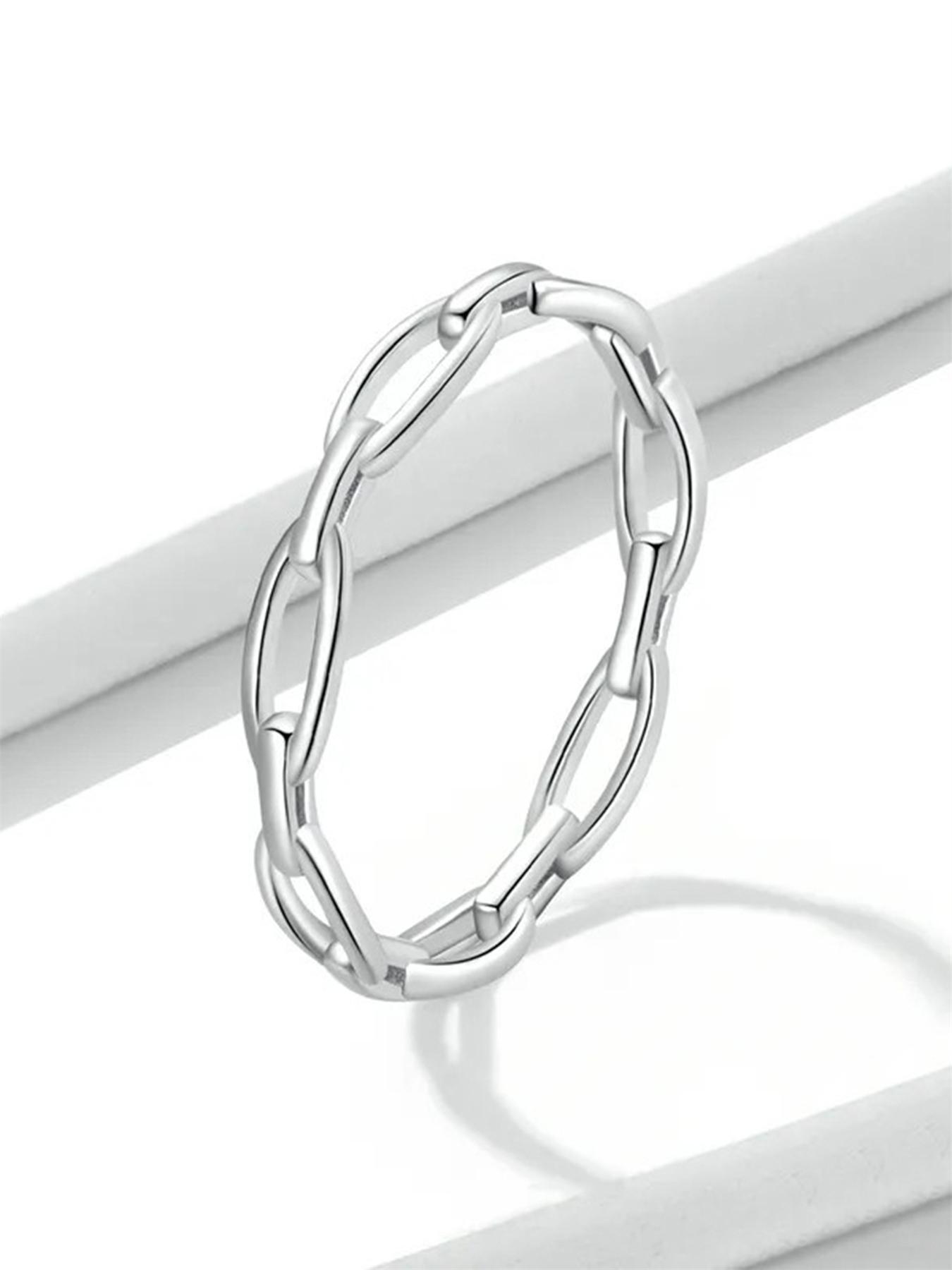 Simple Hollow Out Design Copper Ring, Fashion Stackable Finger Rings, Fashion Accessories for Women, Trendy Jewellery Accessories for Party, Daily Clothing Decor, Trendy All-match & Exquisite Jewelry for Birthday Gift