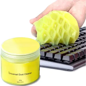 Cleaning Gel Universal Dust Cleaner for PC Keyboard Car Detailing Office Electronics Laptop Dusting Kit Computer Dust Remover, Computer Gaming Car Accessories, Gift for Men Women 160g