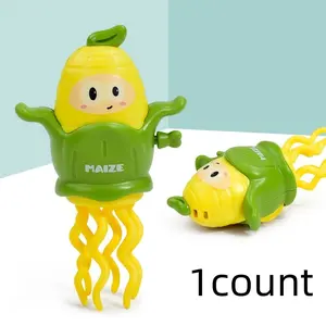 Rotating Winding Gift Toy with Dancing Cartoon Corn, Small Educational Toy, Perfect for Indoor Outdoor Activities, Great Gift Idea