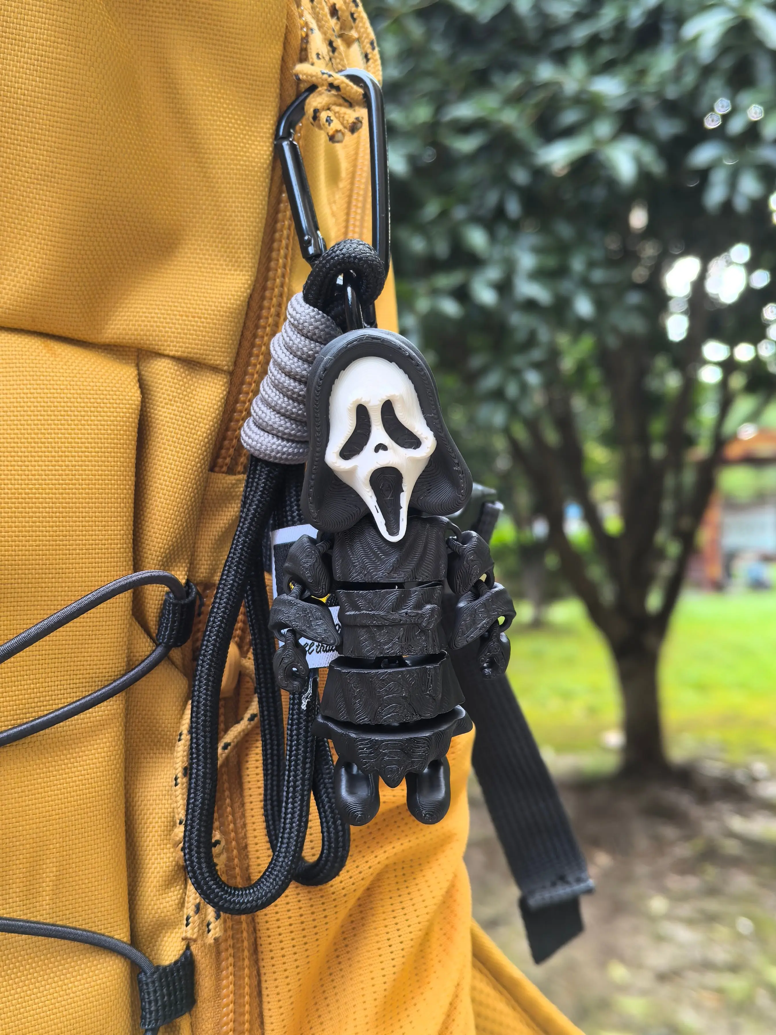 Ghost Element Keychain, Multi-Joint Adjustable, Nylon Strap, Ideal Gift for Women, Birthday, Party, Couples, Graduation, Adult Accessories