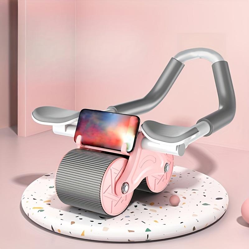 Abdominal Roller with Elbow Support, Automatic Rebound Abdominal Wheel, Abdominal Exercise Machine, Equipment for Abdominal Training, Fitness Abdominal Trainer for Men and Women