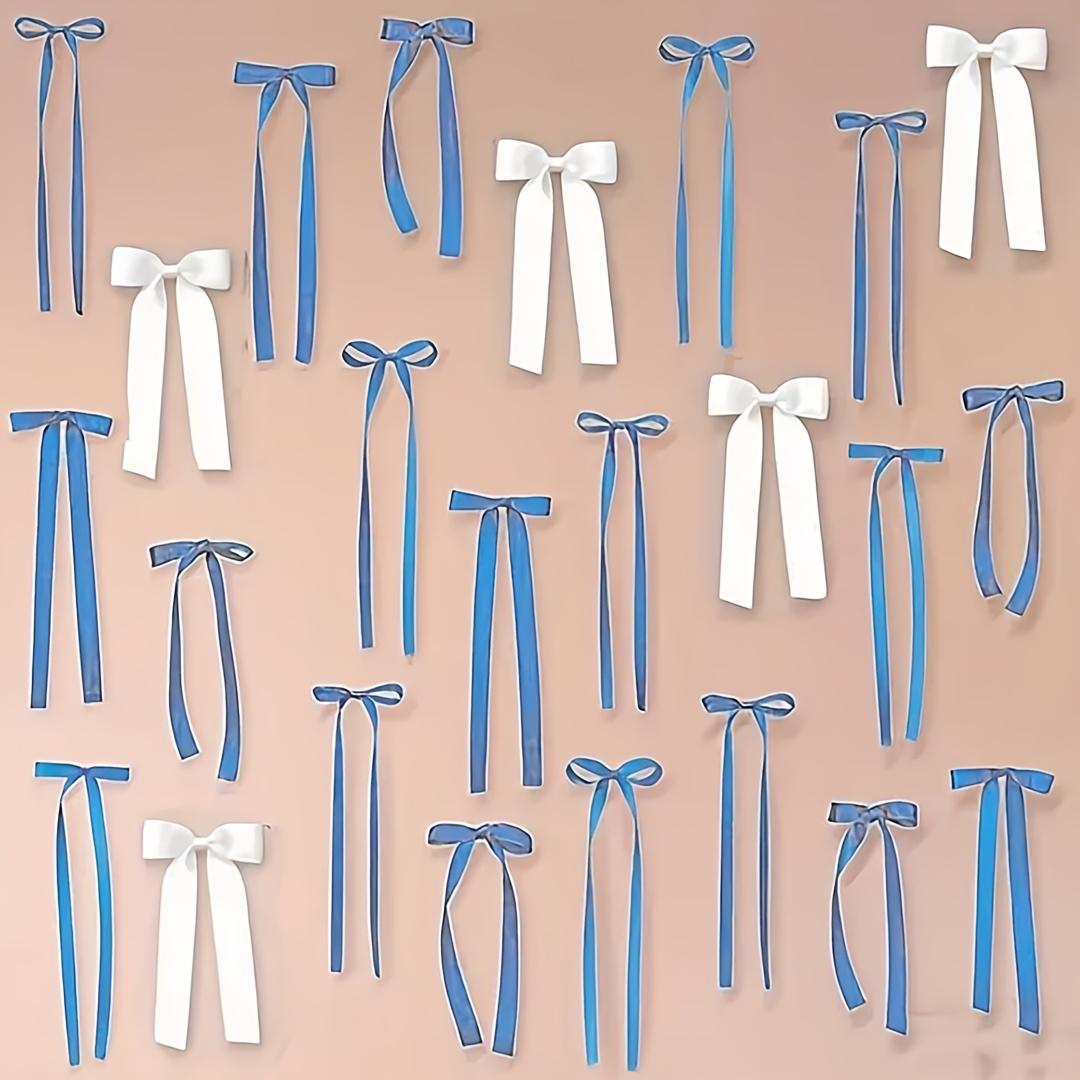 40 Bow Wall Decorations, Lightweight DIY Photo Background Bows, Ribbon Bow Wreath, Birthday Party Decoration Ornaments for Women & Girls, Party Decoration Supplies