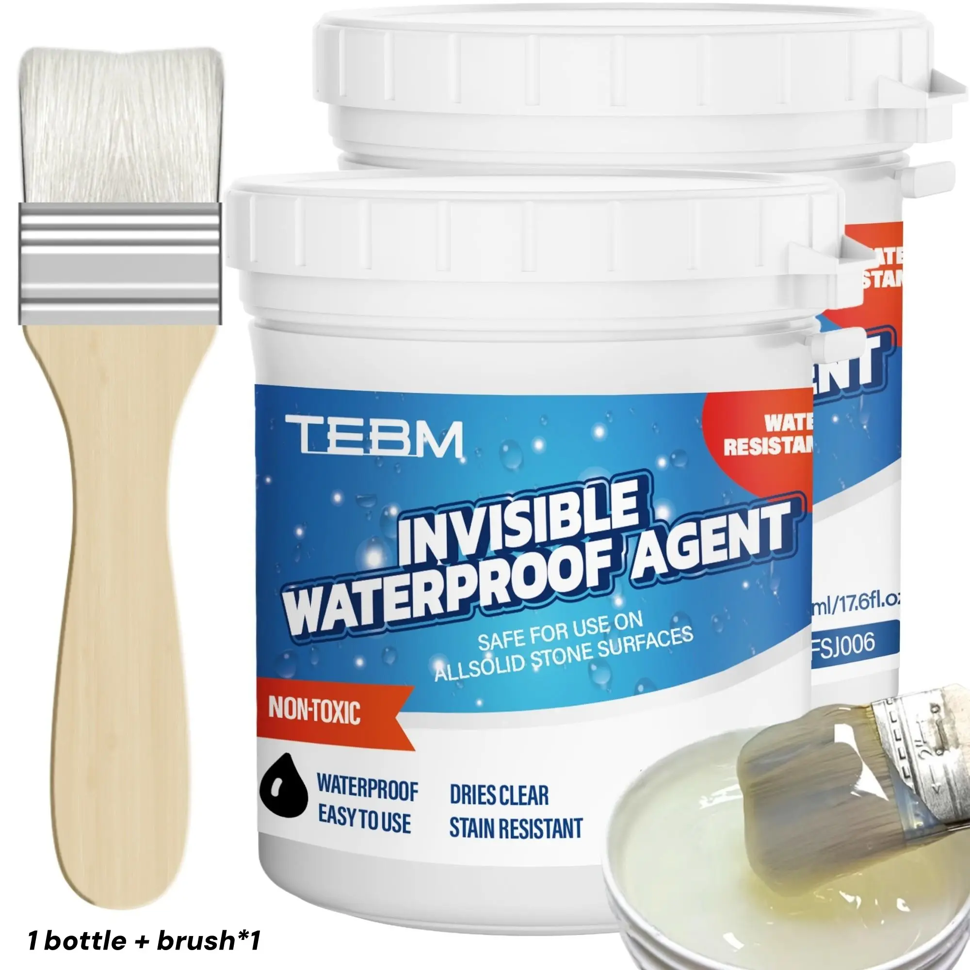 Transparent Invisible Sealing Waterproof Glue, Invisible Waterproof Sealant, Adhesive Waterproof, Fast Drying Long-Lasting, Multi-Functional RV Roof Leak Proof Paint, Bathroom Window Sill Wall Ceiling