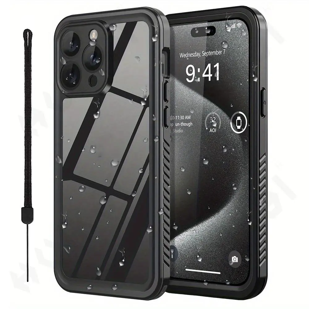IP68 Waterproof Case For iPhone 16e 15 14 13 12 11 Pro Max XR XS Plus 8 7 Metal Aluminum Swimming Phone Luxury Underwater Cover