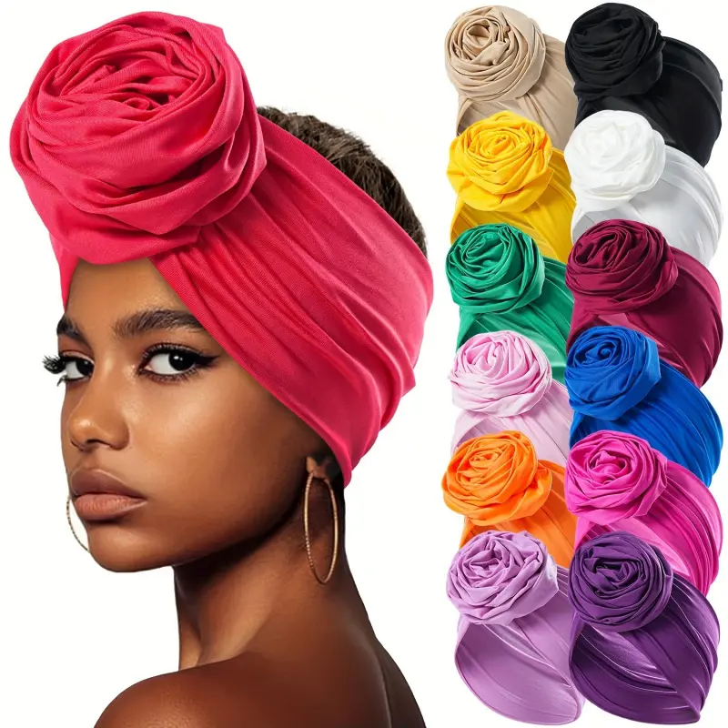 Women's Ruched Polyester Headband, Soft and Elastic Solid Color Hair Band, Lightweight Sweat-Wicking for Sports and Daily Wear, Female, Elastic Headband, Plain, One Size