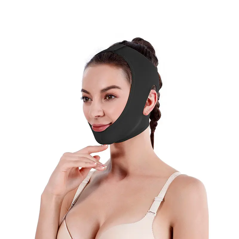 Face-slimming device for lifting and firming, double chin reducer mask, V-face band, nasolabial fold beauty instrument, sculpting face mask Facial Shaping Tool Facial Care Tool