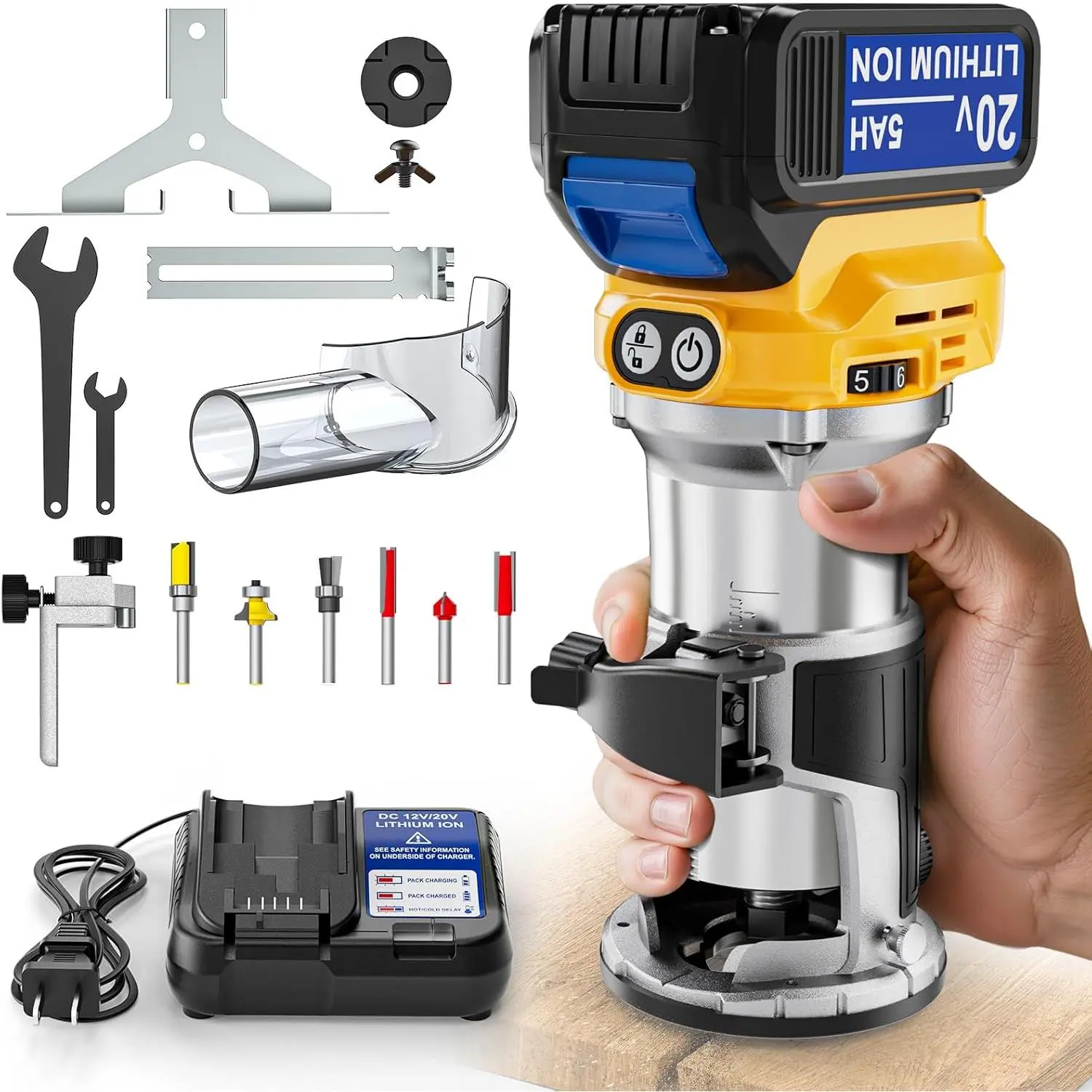 Include Battery (for Dewalt 20V)