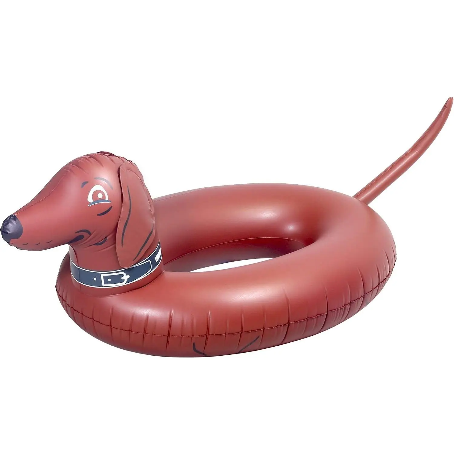 Wiener Dog Party Tube Inflatable Raft for Adults and Kids – Float in Style