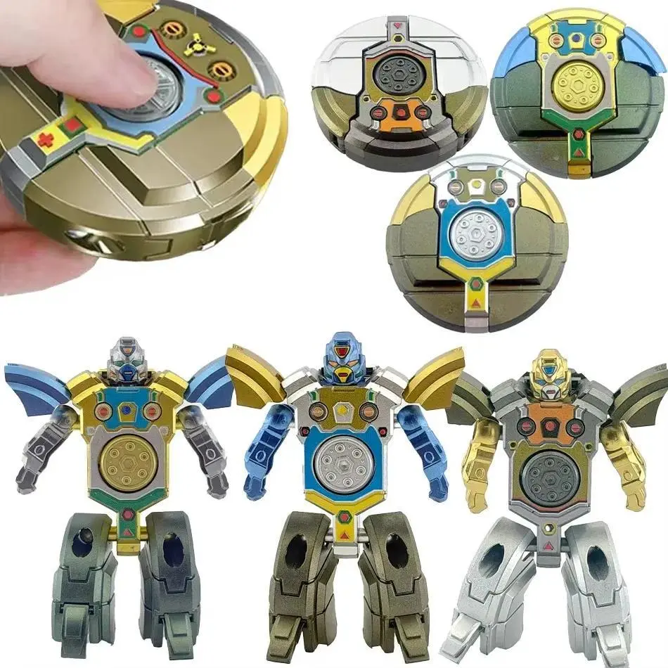 Creative Robot Transformation Fidget Spinner, Anxiety Fidget Stress Relief Toys, Sensory Hand Toys for Kids Gift