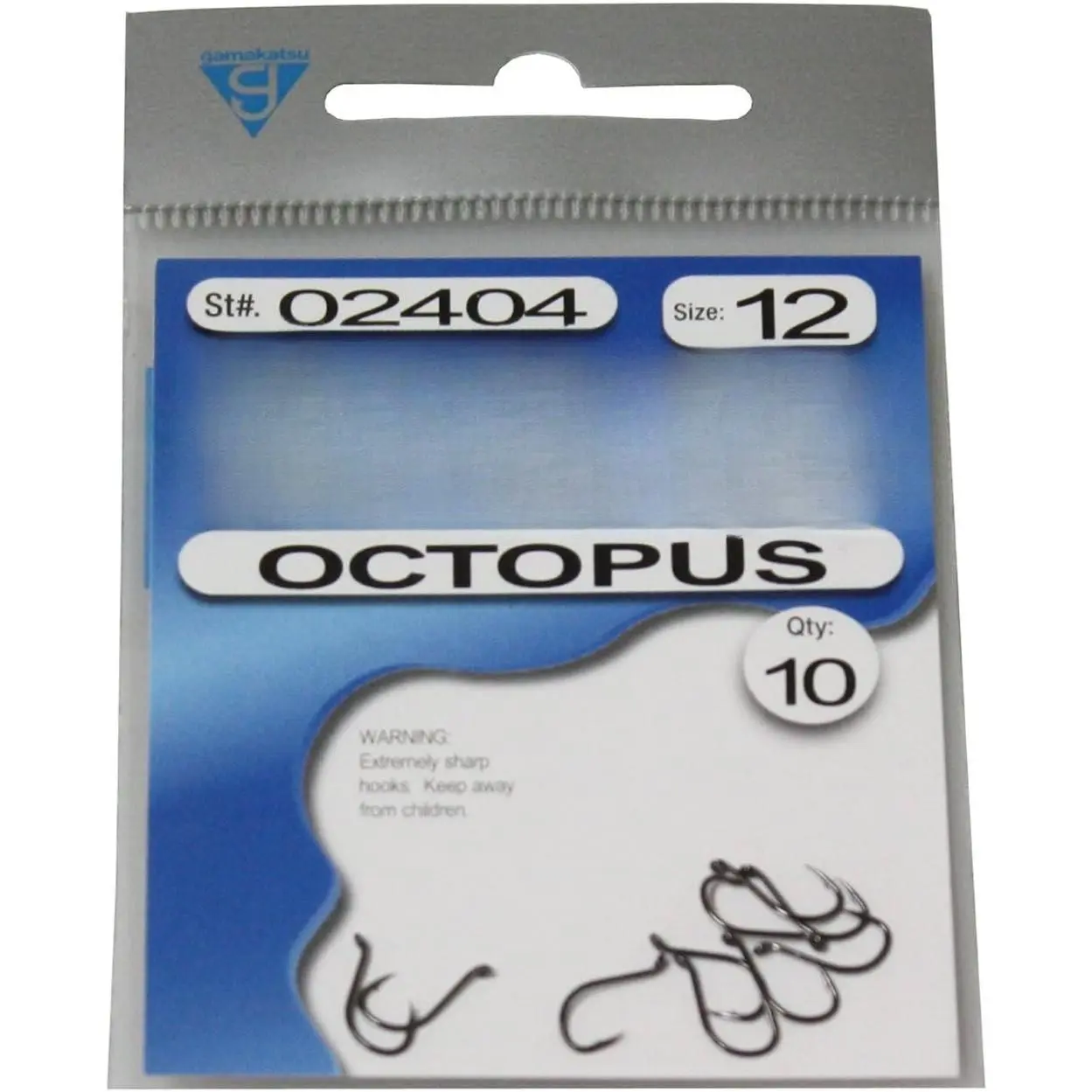 Inc.  Octopus Hook-10 Per Pack