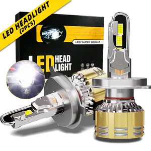 ZOOMKEY 2-Pack 130W Car LED Headlight Bulbs/30000LM High Lumen Headlight, Car LED Front Headlights, Super Bright, Car Front Headlights, 9~16V H1 H4 HB2 9003 H7 H8 H9 H11 HB3 9005 H10 HB4 9006 HIR2 9012 6000K White Light, Durable, Cars, Motorcycles, Trucks