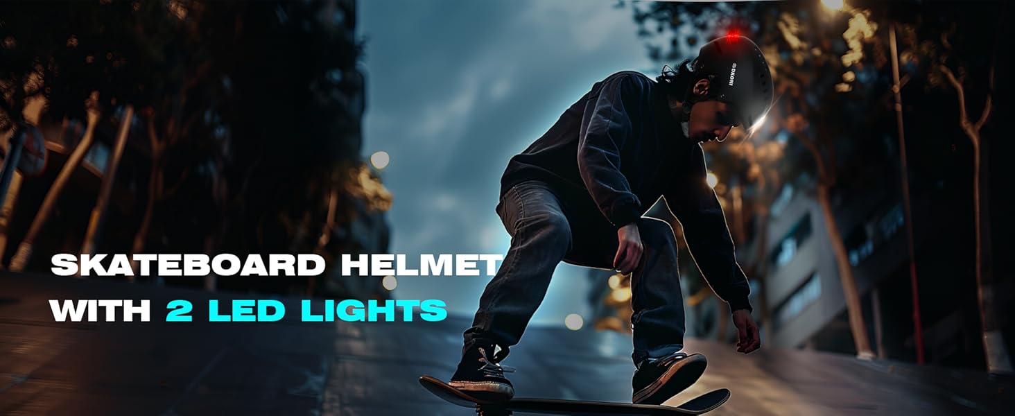 EBike Helmet with USB Rechargeable LED Lights - Adult Bicycle Commuter Helmet with Front & Back Safety Light