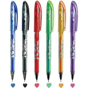 6-Color Refillable Erasable Gel Pens Set - Smooth-Writing Heat-Erasable Ink Pens for Office, School Correction Use