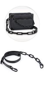 Multi Pochette Accessories Replacement Crossbody Strap Adjustable Wide Canvas Strap for LV Purse Shoulder Bags