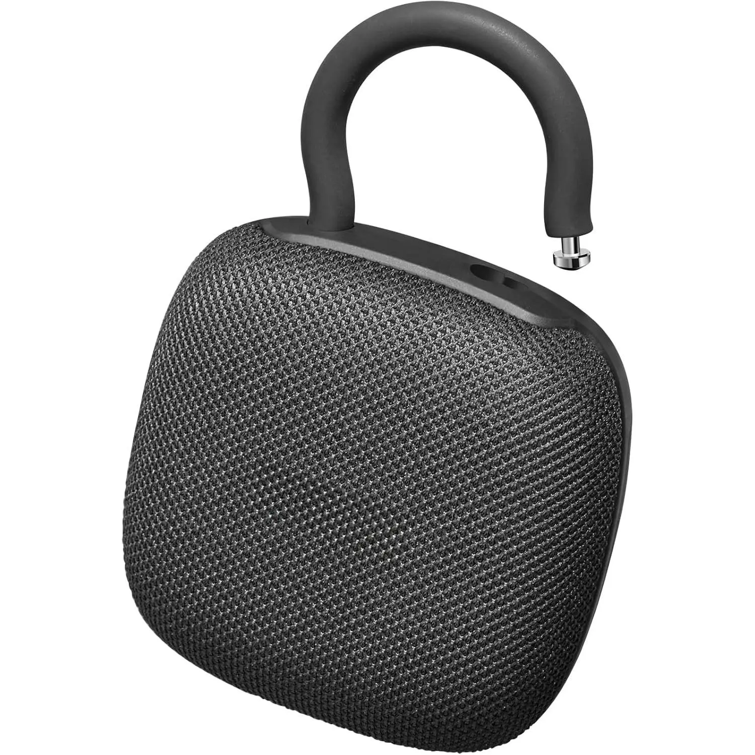PE1 Portable  Speakers with Adjustable Carabiner, Mini   Shower Speaker with IPX8 , 32H Playtime Punchy Bass Audio Speaker for , Outdoor and Travel, Black