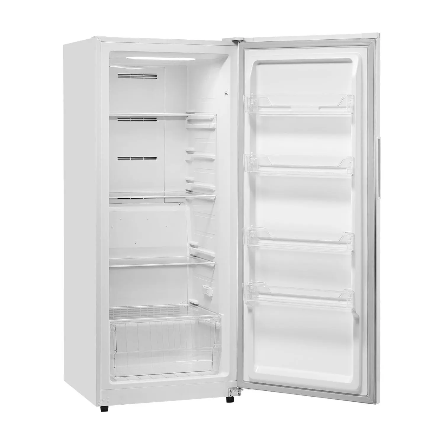 【DealsForYouDays】VEVOR Convertible Freezer/Refrigerator, 14 Cu. Ft Frost Free Upright Freezer with Temp Control Panel, Door Open too Long Alarm, Adjustable Shelves and LED, Standing Fridge for Kitchen, Office, Garage