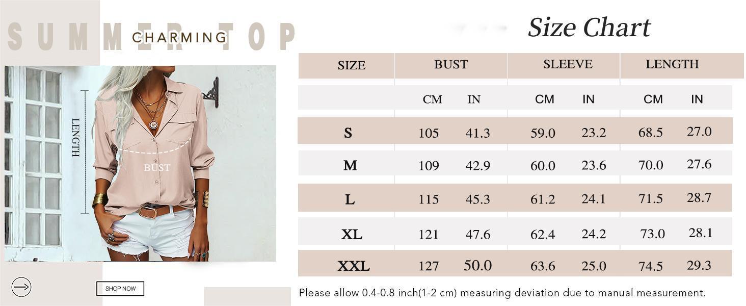 Imily Bela Womens Solid Lapel Long Sleeves Button Down Shirt Top Casual Basic Office Blouse Imily Bela Womens Solid Lapel Long Sleeves Button Down Shirt Top Casual Basic Office Blouse