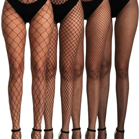 Women's High Waist Mesh Bodycon Pants, Sexy Fitted Fishnet Stocking, All Season Skinny Leggings, Comfortable Tight Fit, Lady, Women Pantyhose