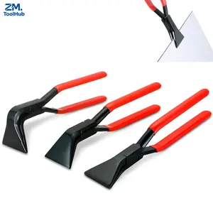 3-Piece, Straight 45° 90° Three Types, Plumbing Roof Construction Tools, Sheet Metal Bending Pliers Set Hand Seamers Metal Bender for Roofers and Plumbers