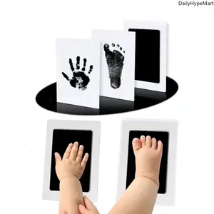 Newborn Hand & Footprint Kit, Safe Non-Toxic DIY Keepsake with Ink Pads