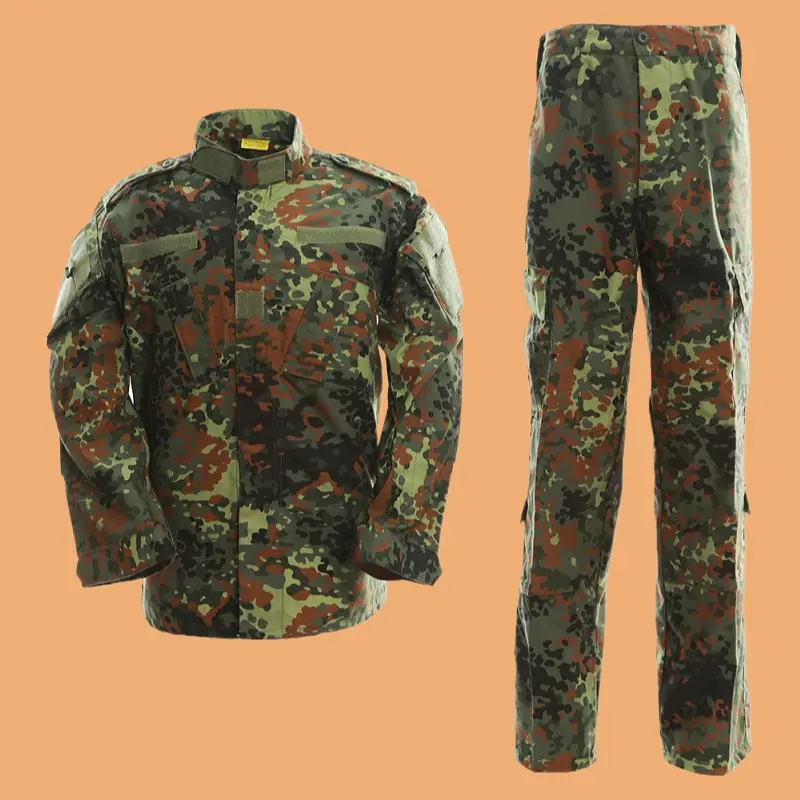American Military Camouflage Tactical Suit Outdoor Training Combat Uniform Set For Military Fans Hunting Field Activities