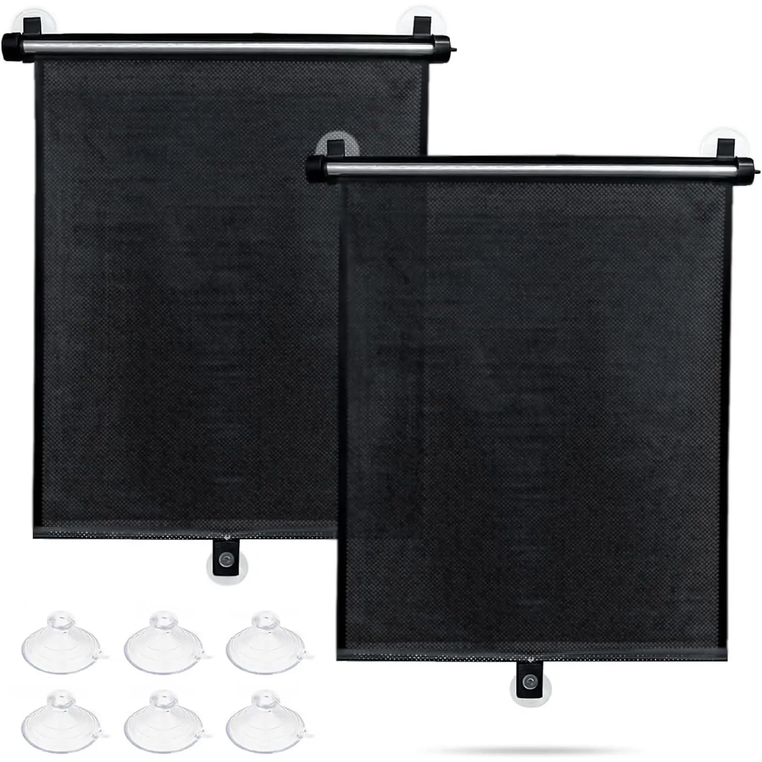 Window Shade for Side Windows, 2 Pack Sun Shade Retractable for  Blocks Heat and UV Rays Glare Protection Roller Sunshade Visor for , , Pets, Passengers