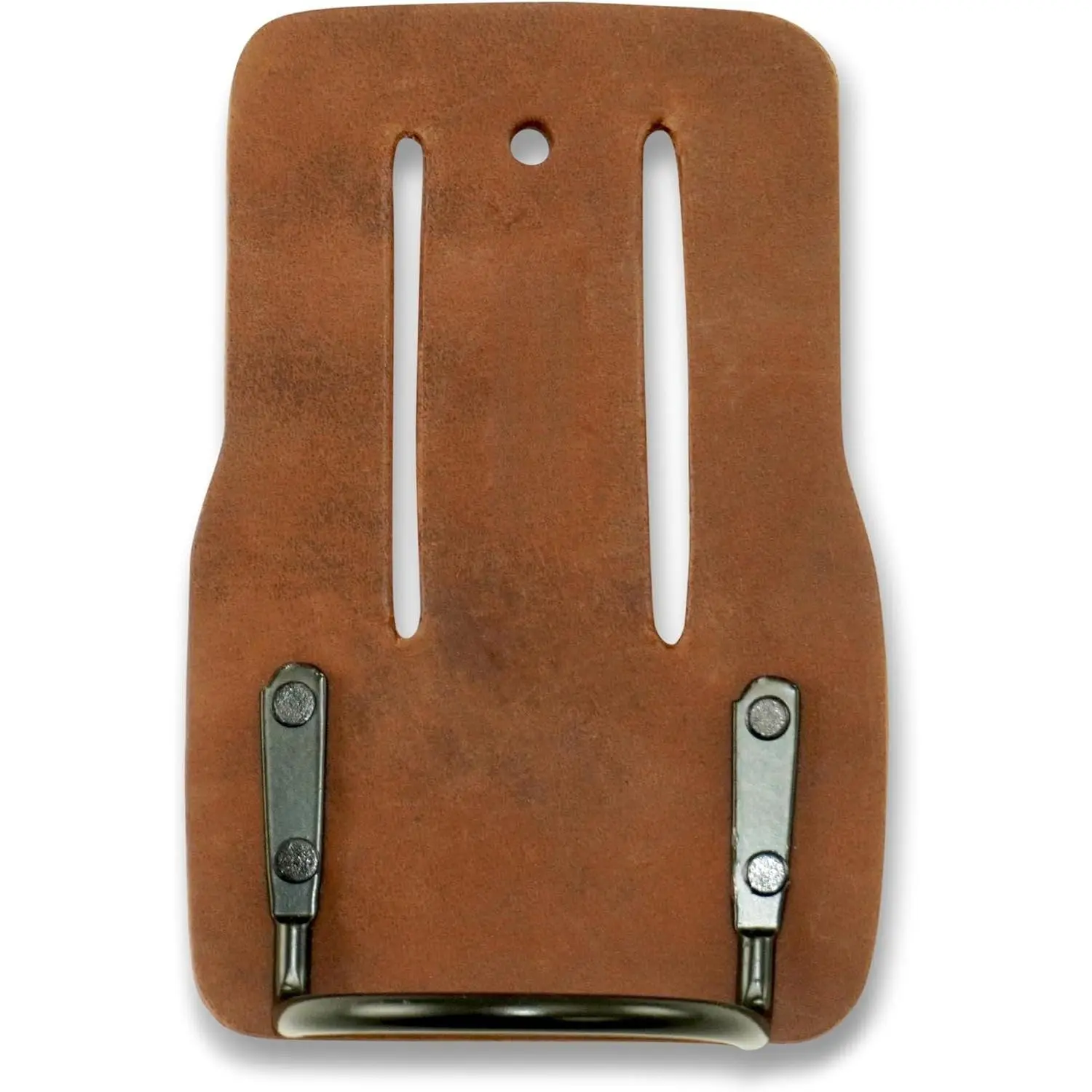 Hammer Holder for Tool Belt,  Top Grain Leather, Steel Hammer Loop, Fits up to 3" Belt, Fits  Standard Hammers, for Electricians, Carpenters, Contractors, Framers