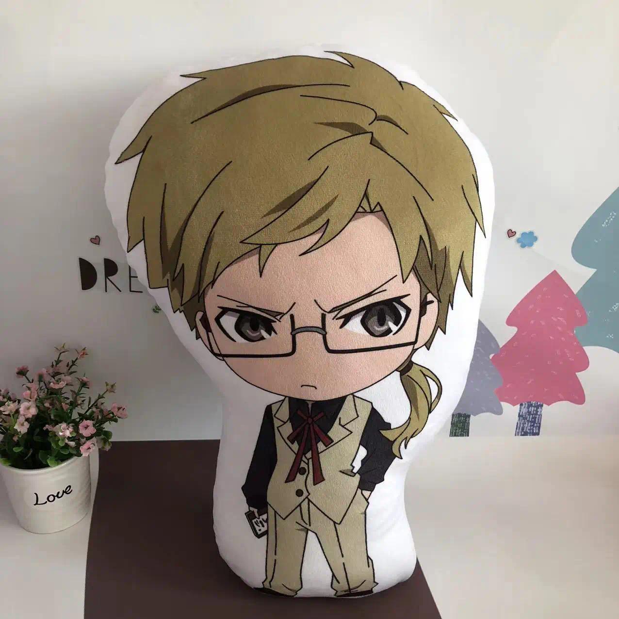 10cm Bungou Stray Dogs Dazai Osamu Nakahara Anime Figures Stuffed Plush Toy Doll Christmas Gifts Cosplay Kids