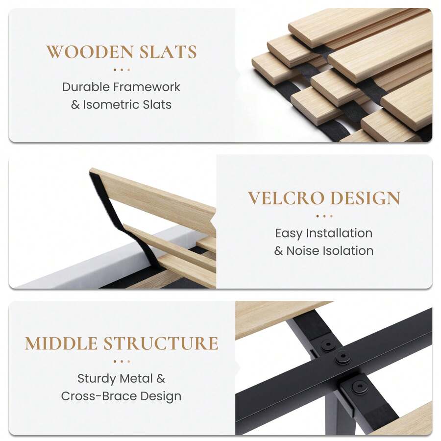 Twin/Full/Queen Upholstered Size Bed Frame With LED Lights, Adjustable Velvet Headboard With Wavy Design, Noise Free, Wooden Slats Platform Bed, Easy Assembly, No Box Spring Needed, White