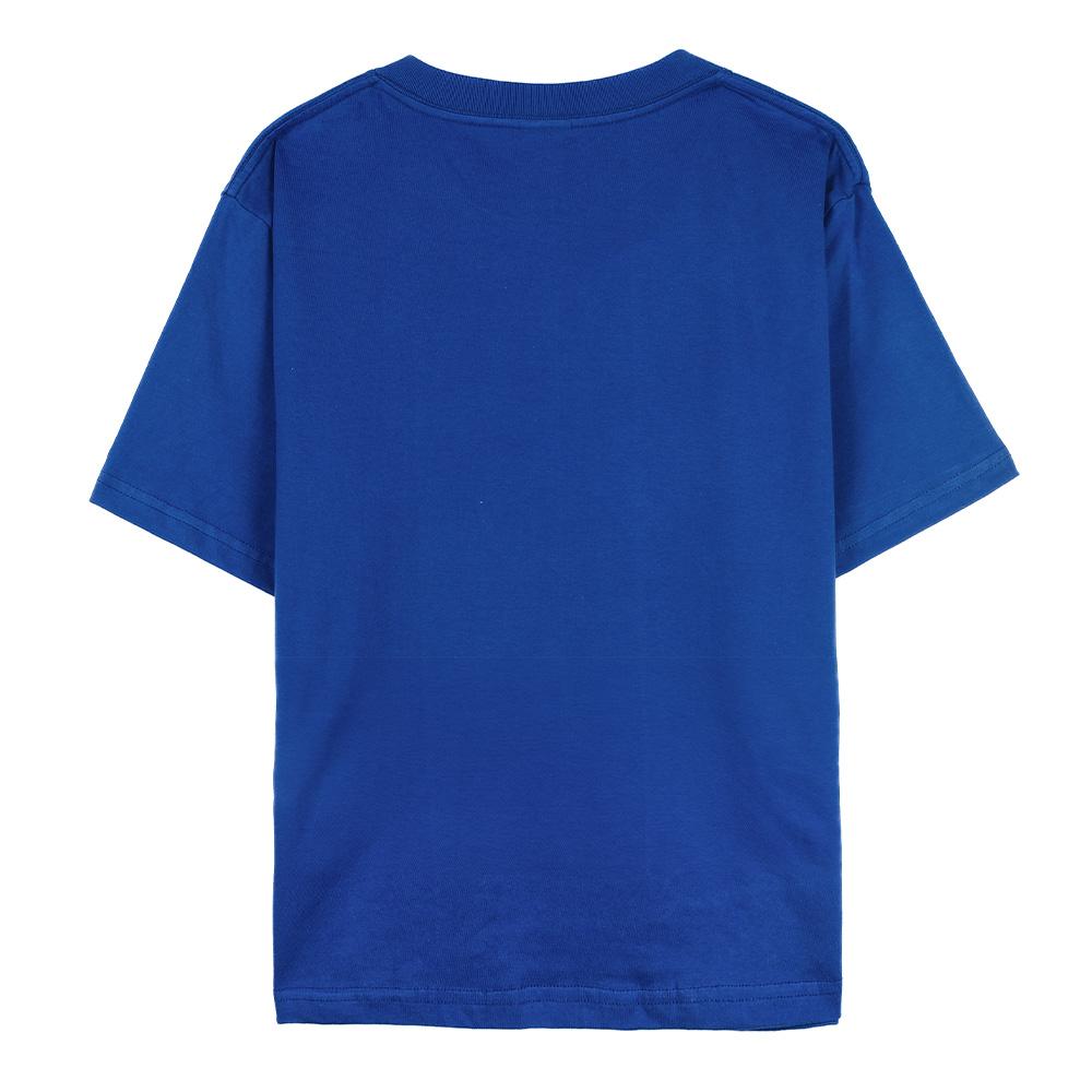 A bear wearing sunglasses and a hat. Pure cotton round-neck short-sleeved top