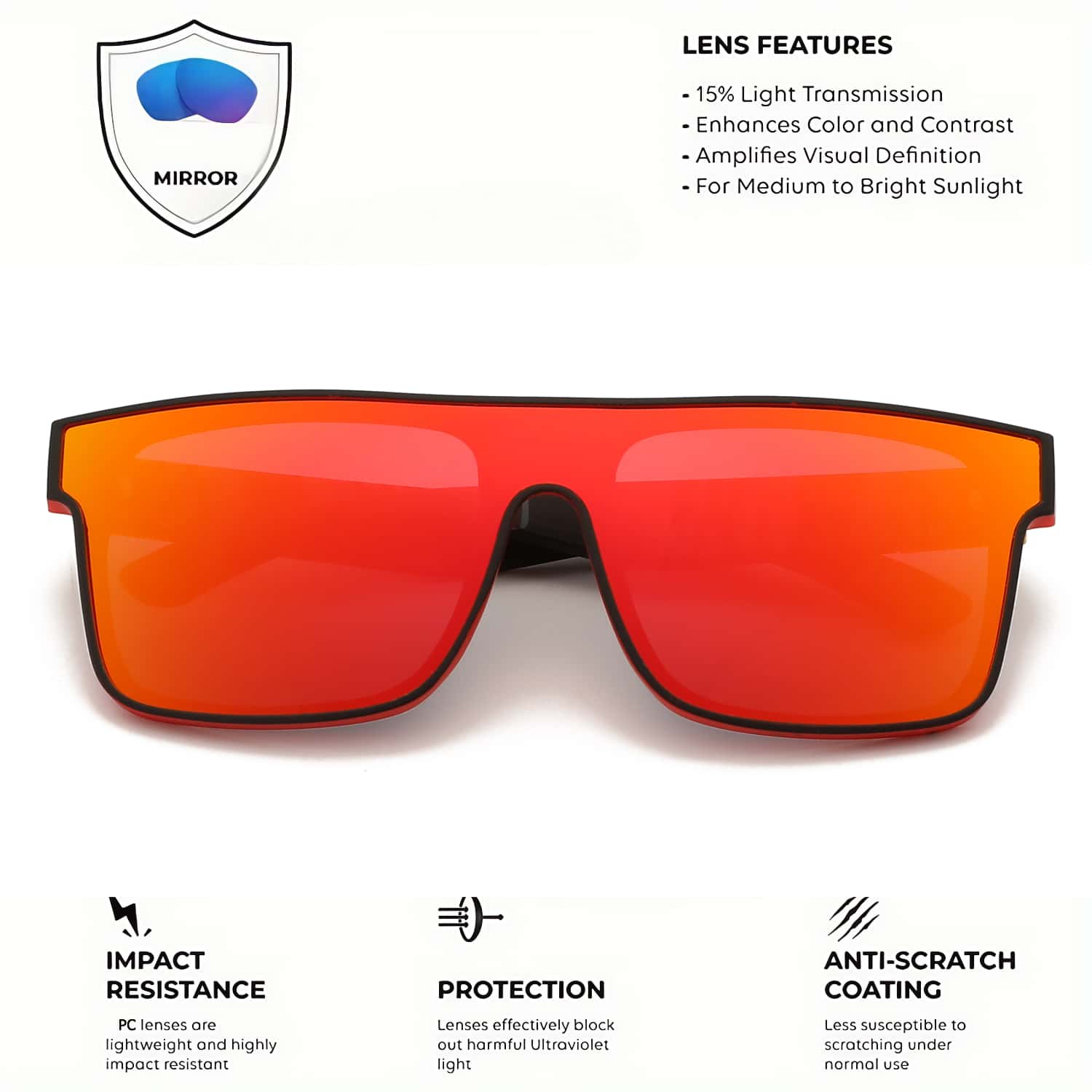 2 pairs of unisex sports sunglasses with integrated UV400 surround lenses, featuring colorful outdoor cycling options—suitable for running, driving, traveling, fishing, and everyday sun protection.