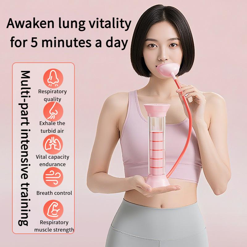 Breathing Dumbbells, Abdominal Breathing, Lung Capacity, Slimming Belly Breathing Trainer, Running Face, Men'S And Women'S Fitness Equipment