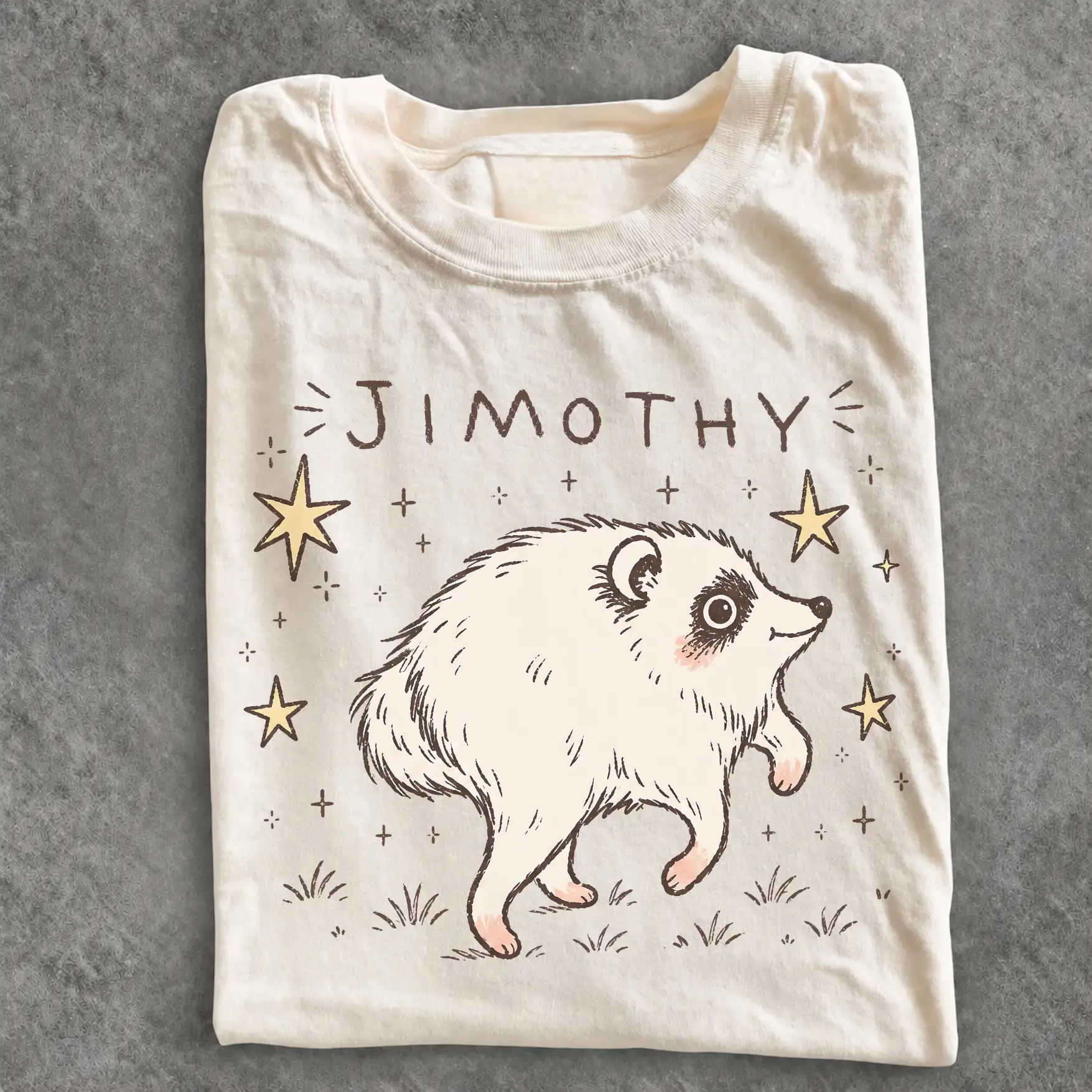 Jimothy Raccoon Viral Shirt, Short King Jimothy Tee. Cute Trash Panda Shirt, Famous Seattle Raccoon Shirt, Cute Baby Raccoon Unisex Graphic Casual Short Sleeve Crew Neck, Gift Unisex T-shirt For Man And Woman,Streetwear Style, Retro Vintage Y2k