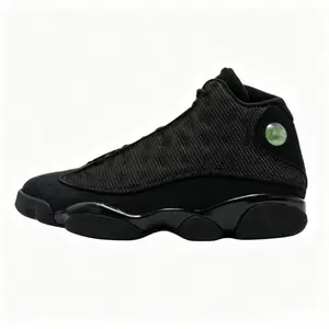 2026 new All-Black High Top Sneakers | Dot Mesh & Suede, Cushioned Gloss Non-Slip Street Basketball Trainers