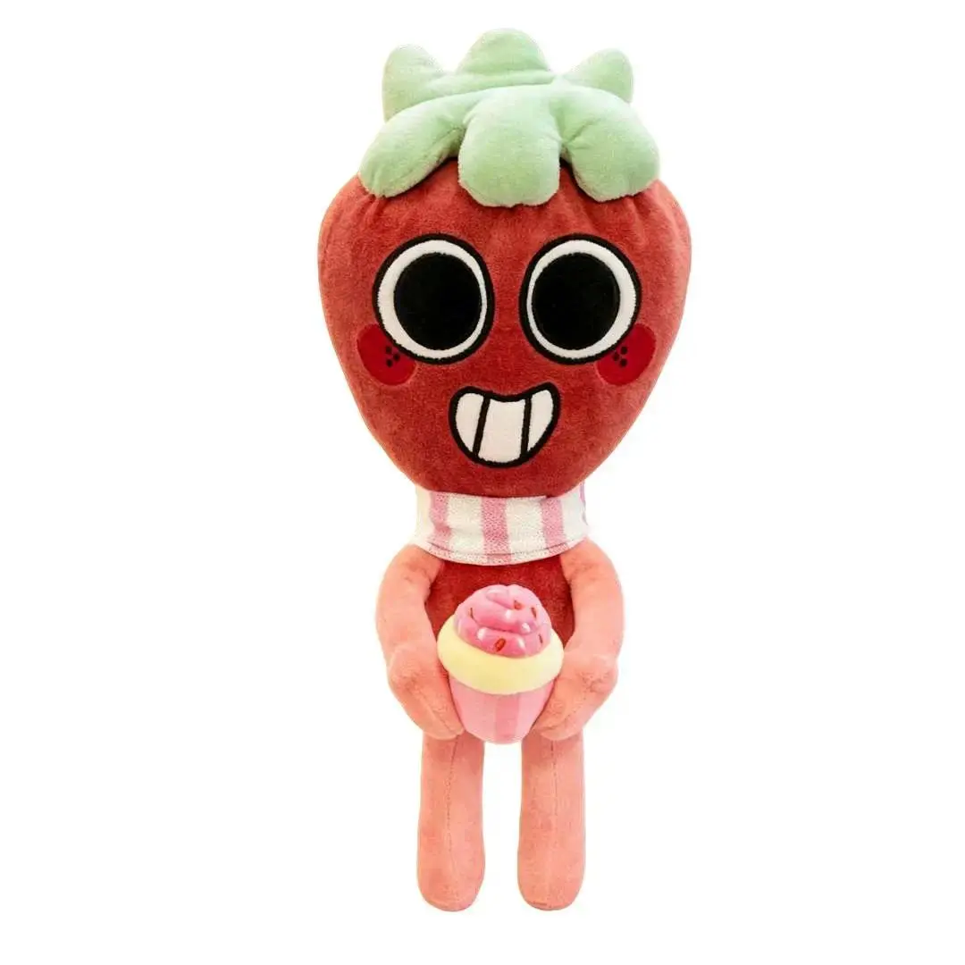 Cartoon Dandy's World Sprout Deluxe Plush Toy Ice Cream Strawberry Cupcake Stuffed Doll Game Peripheral Home Decorate Game Collectors