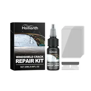 Glass Crack Repair Kit - Clear Vision Automotive Front Windshield Nano Repair Liquid Kit