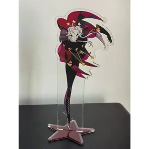 Game The Freak Circus Pierrot  Cosplay Figure Acrylic Stand Standing Plate Ornament Accessories Props Gifts